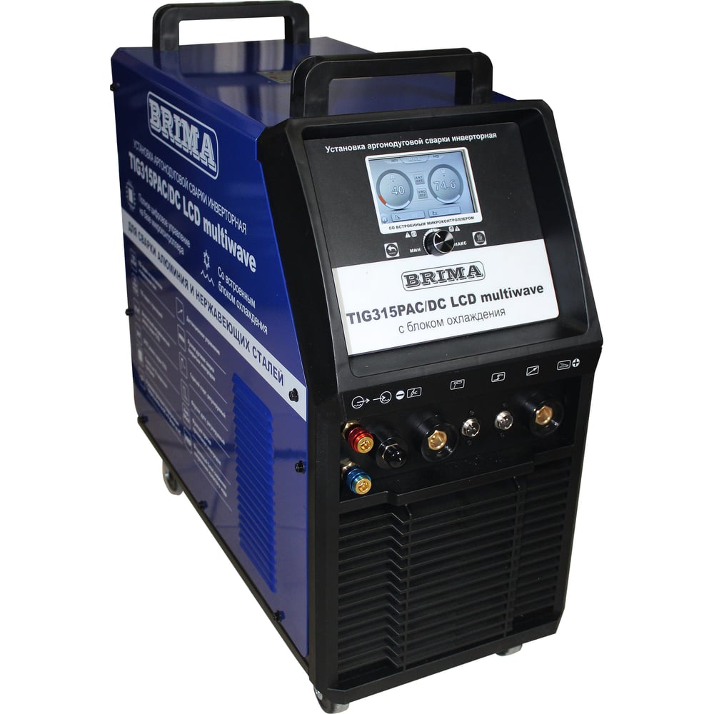 Изображение товара Сварочный инвертор Brima TIG 315P AC/DC LCD multiwave