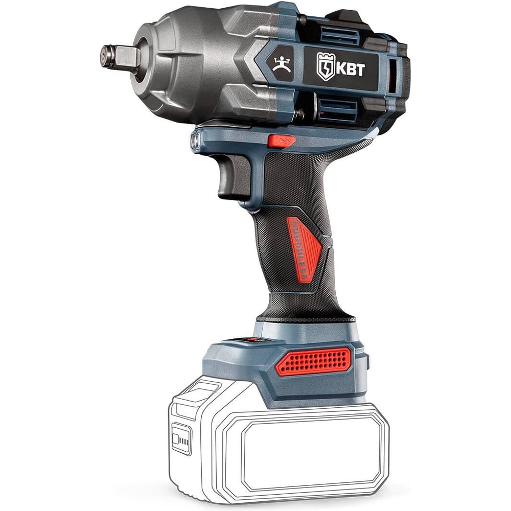 Изображение товара Гайковёрт КВТ WB-20-1000 PROFICI серия ПРОФИ