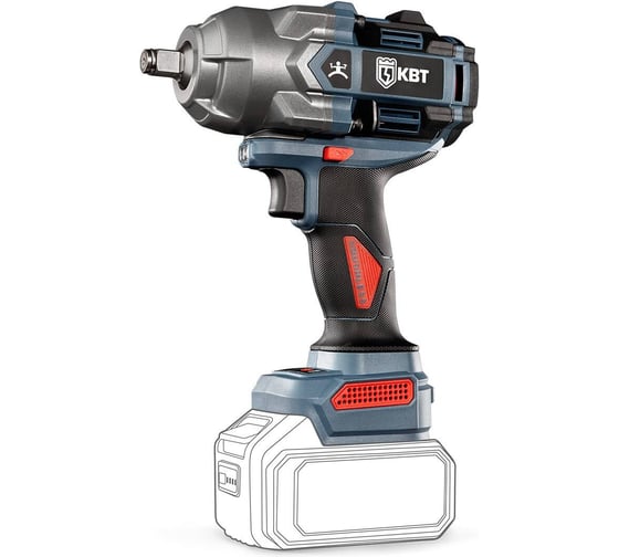 Изображение товара Гайковерт КВТ WB-20-1000, без АКБ и ЗУ, серия ПРОФИ 106052