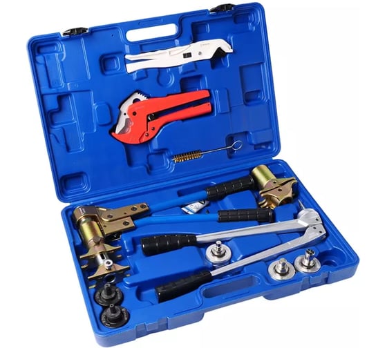 Изображение товара Прессовочный аппарат для фитингов с 5 насадками для расширения и монтажа VIEIR VER1232-5