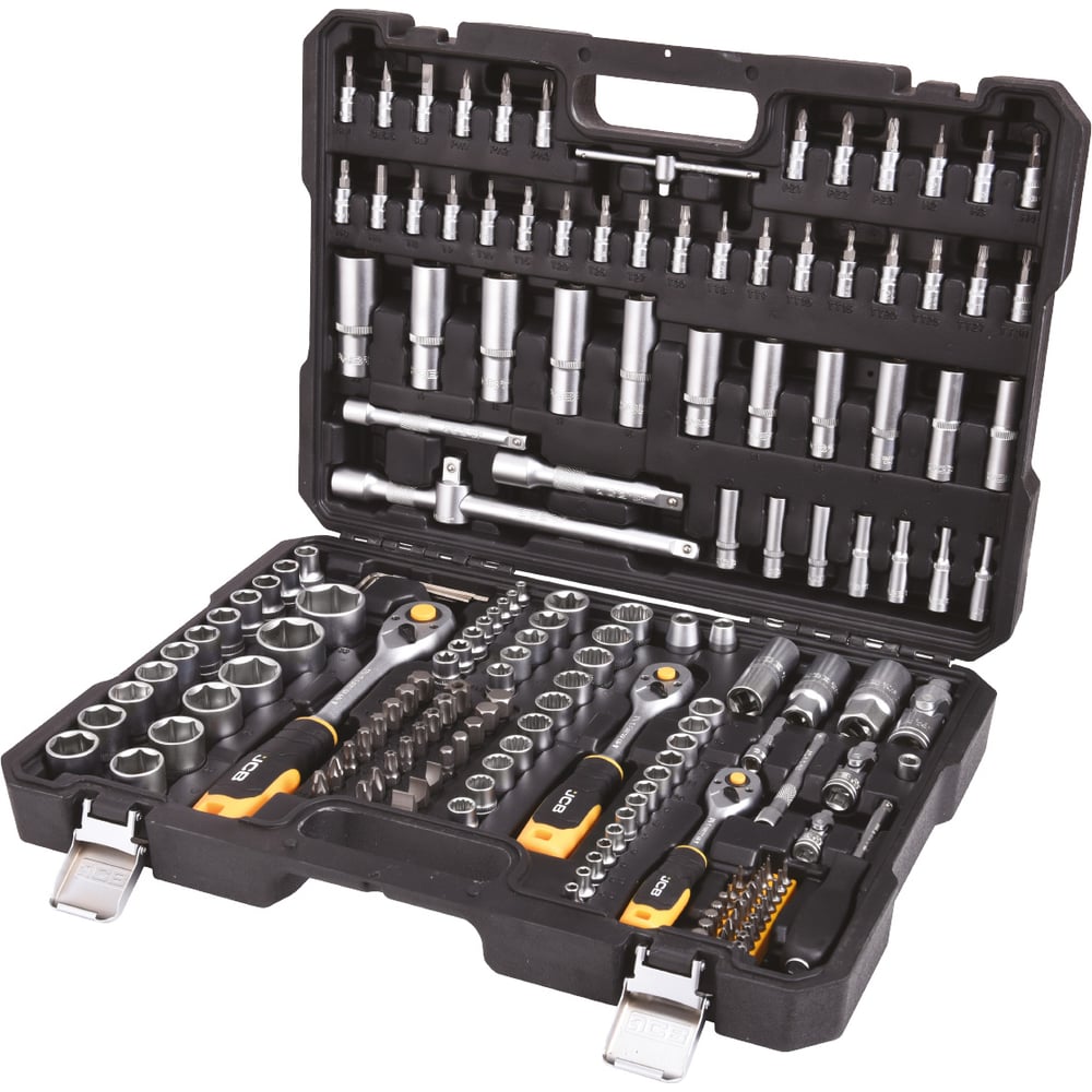 Изображение товара Набор инструментов JCB 179 предметов -41793-5(59602) JCB-41793-5(59602)