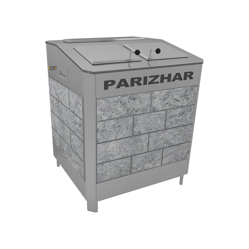 Изображение товара Электрокамена с генератором перегретого пара VVD ЭП ГПП ПАРиЖАР 24 кВт/380 серпентенит бархат 7023