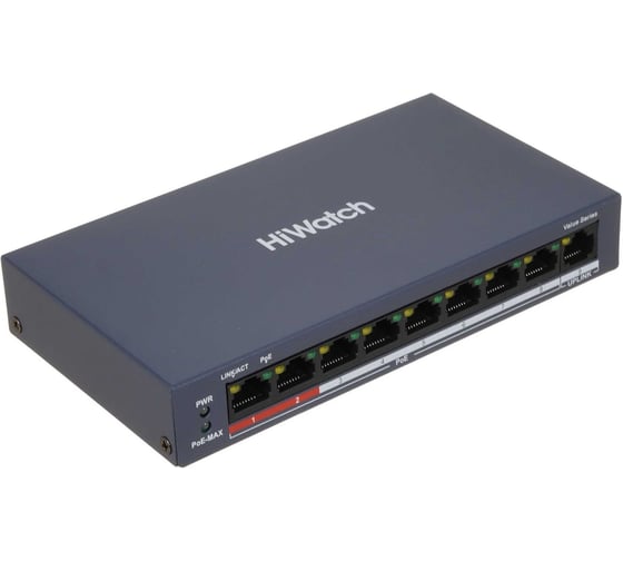 Изображение товара Коммутатор HIWATCH DS-S908P(B)