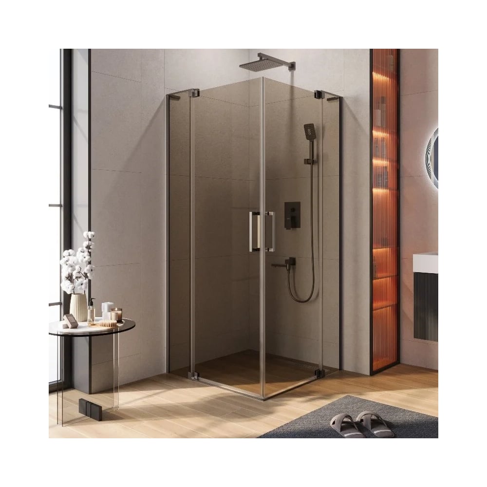 Душевой уголок Cezares SLIDER-A-2-100/110-BR-GM