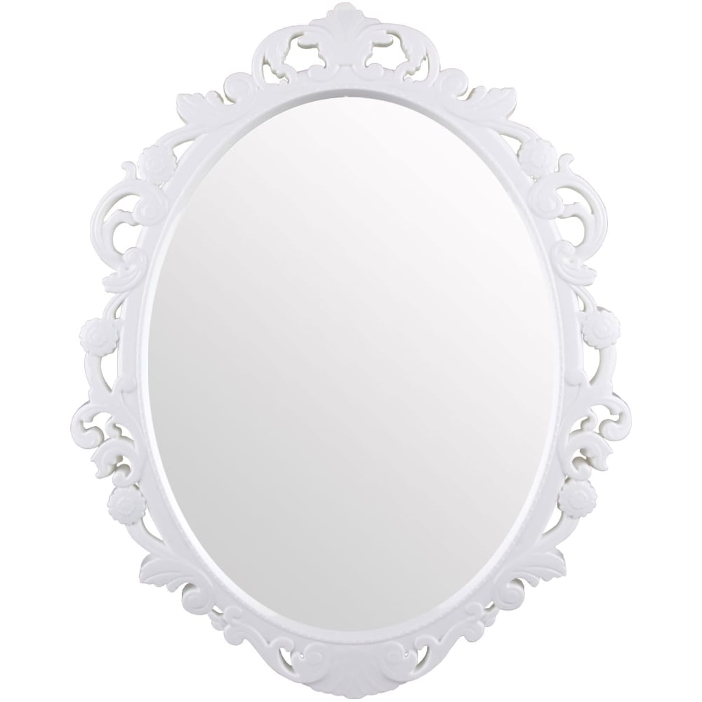 Изображение товара Зеркало в рамке ЗПИ Альтернатива Ажур 585х465мм (белый) М1656