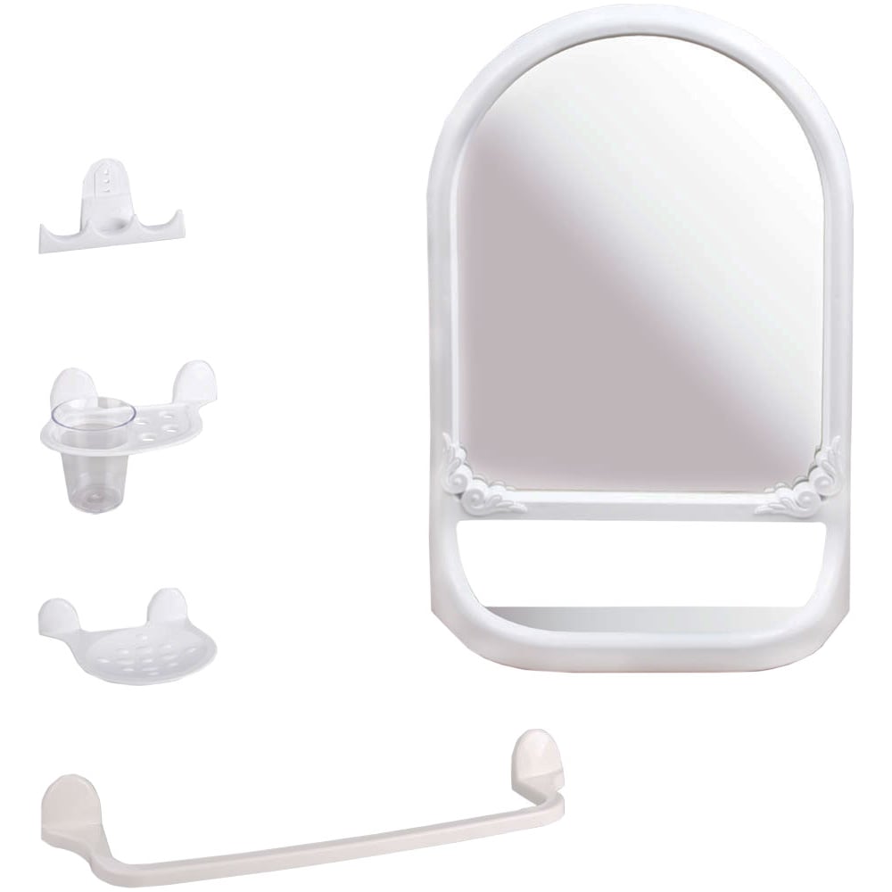 Изображение товара Набор для ванной комнаты ЗПИ Альтернатива Аква №5 (белый) М5555