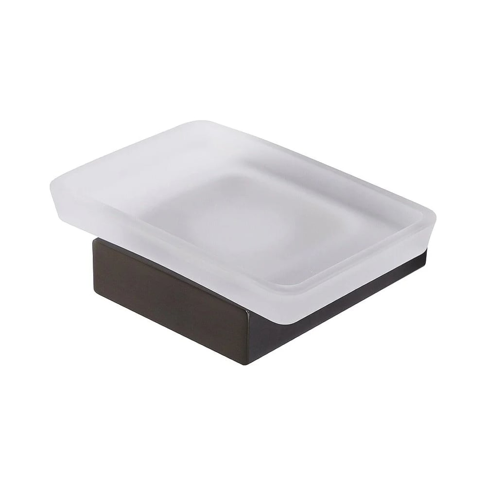 Изображение товара Мыльница подвесная Cezares стекло, исполнение оружейная сталь SLIDER-SODS-GM