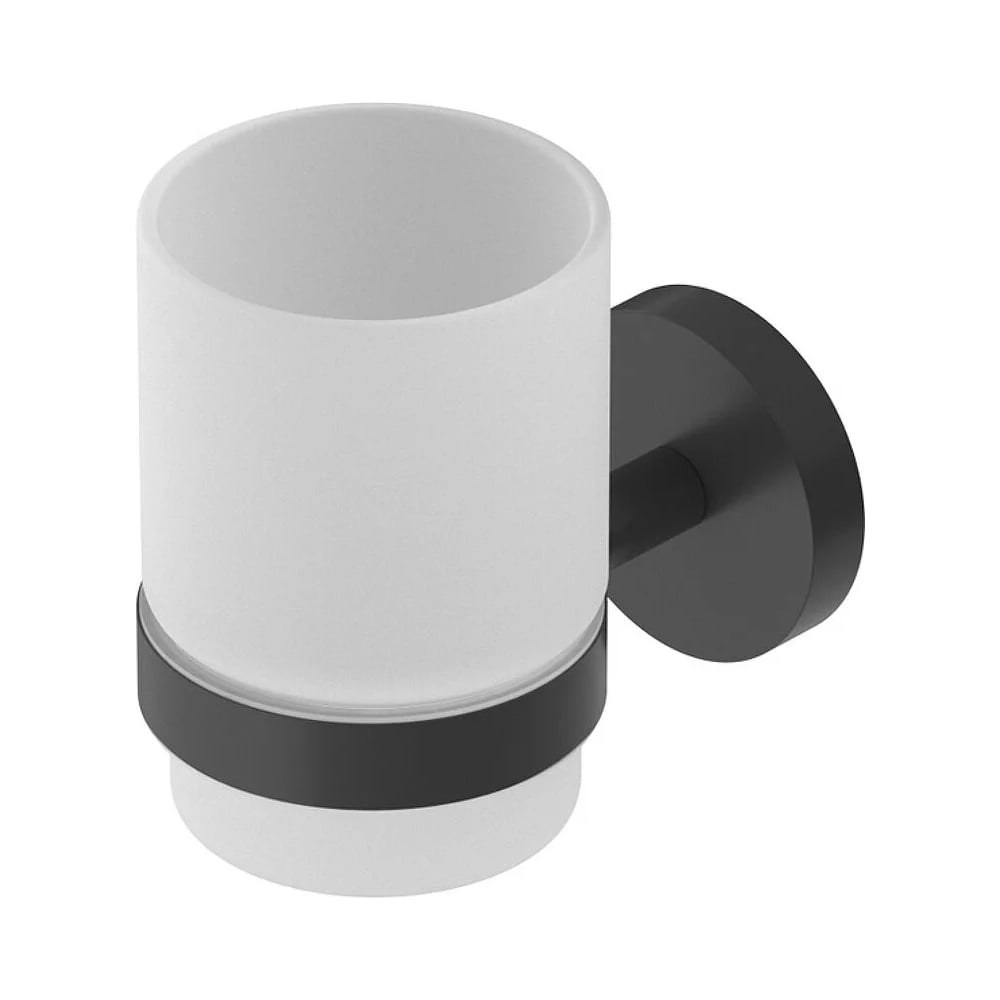 Изображение товара Стакан подвесной Cezares стекло, исполнение черный матовый RELAX-TUMS-NOP