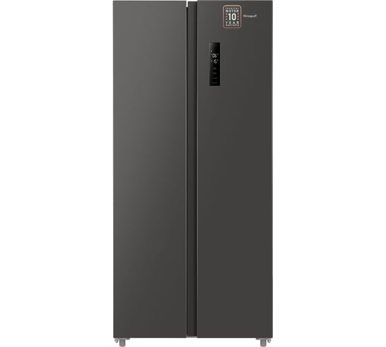 Изображение товара Холодильник Weissgauff WSBS 500 Inverter NoFrost Dark Grey 433048