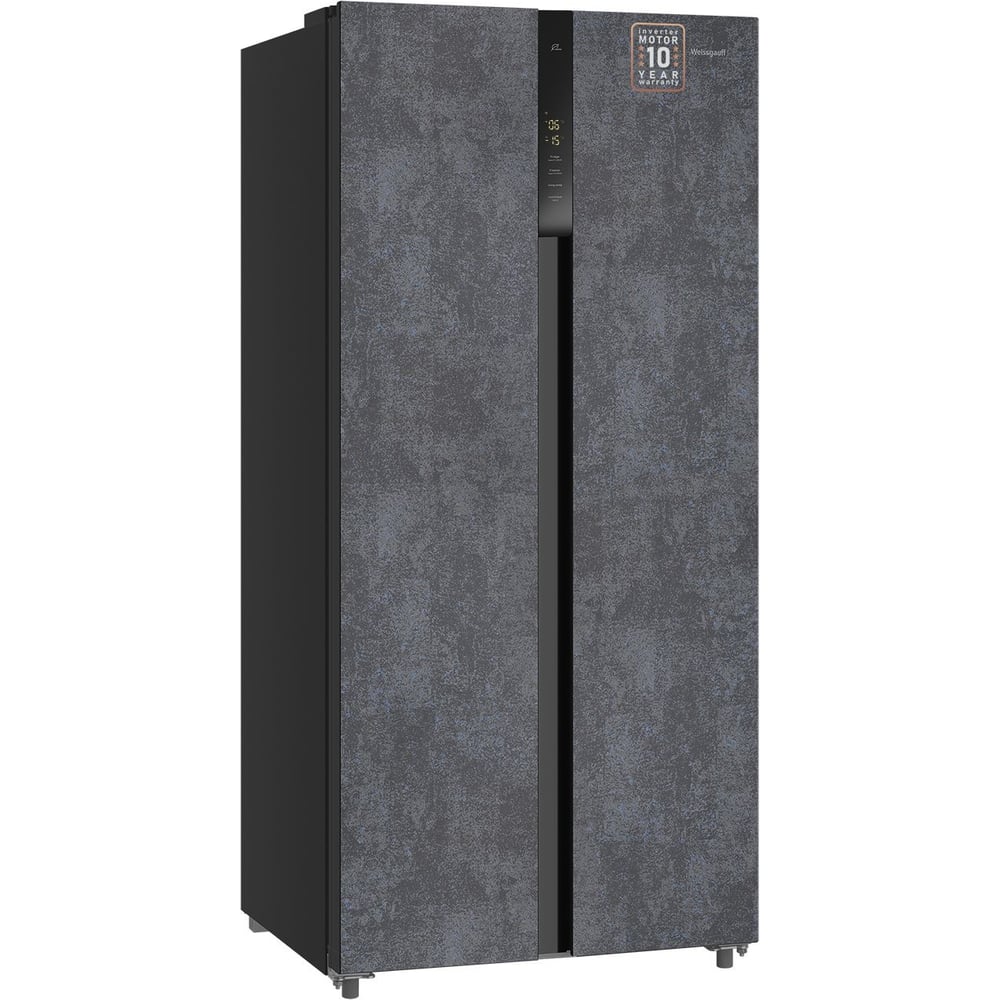 Изображение товара Холодильник Weissgauff WSBS 500 Inverter NoFrost Rock Glass 433053