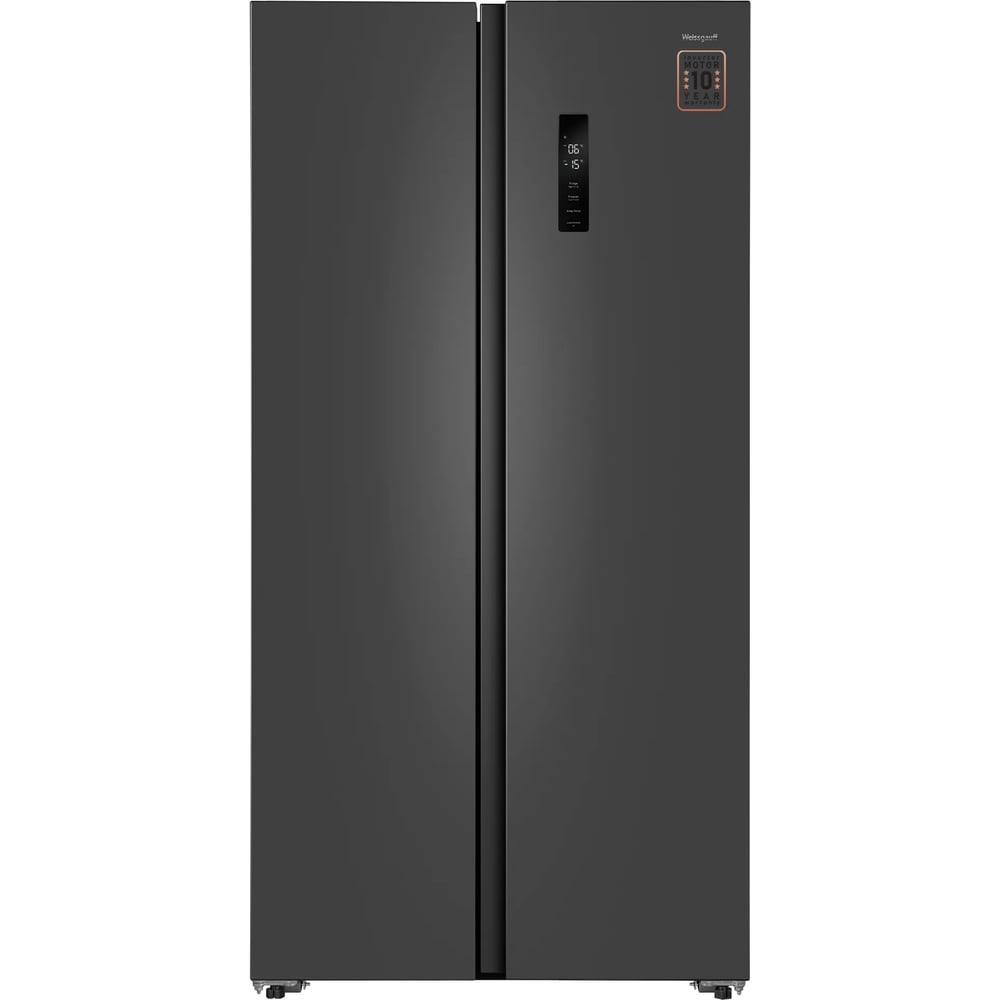 Холодильник Weissgauff WSBS 600 NoFrost Inverter Dark Grey 439475