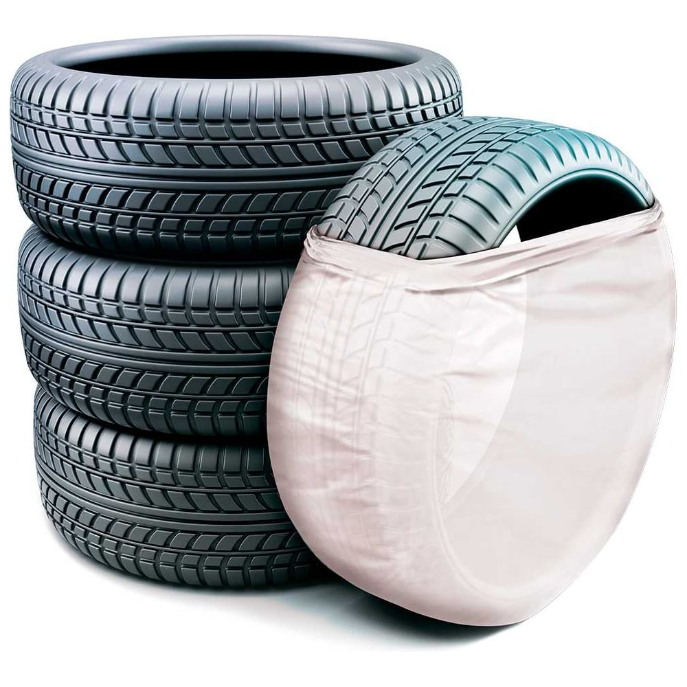 Изображение товара Пакеты для колес Zipower 120х120 см, R12–R22, 20 мкм, 4 шт PM6762