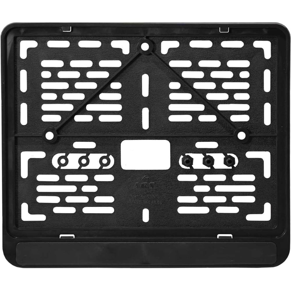 Изображение товара Рамка Zipower для мотоцикла PM6942 - черная ABS-пластик, 255x219x10 мм