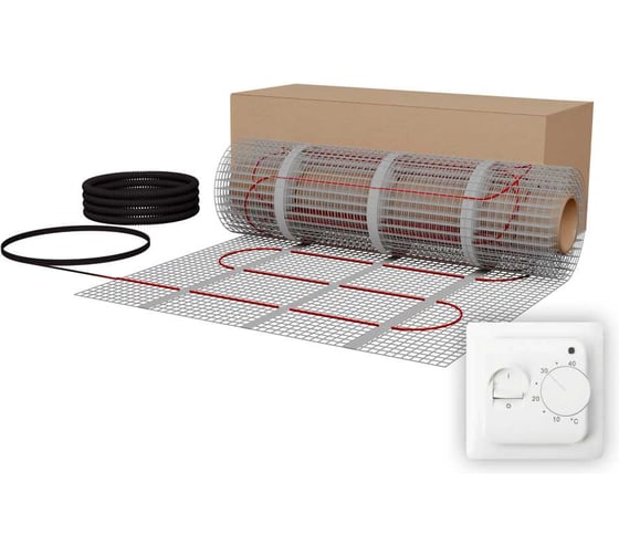 Изображение товара Комплект Теплый пол Мат СТН КМ Light - 525-3,5 - М20W - Белые ККМL52535М20W
