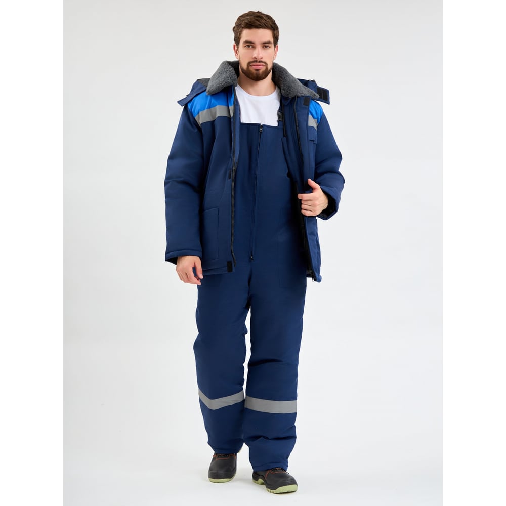 Изображение товара Костюм ФАКЕЛ Greta синего цвета с утеплителем Синтепон 52-54