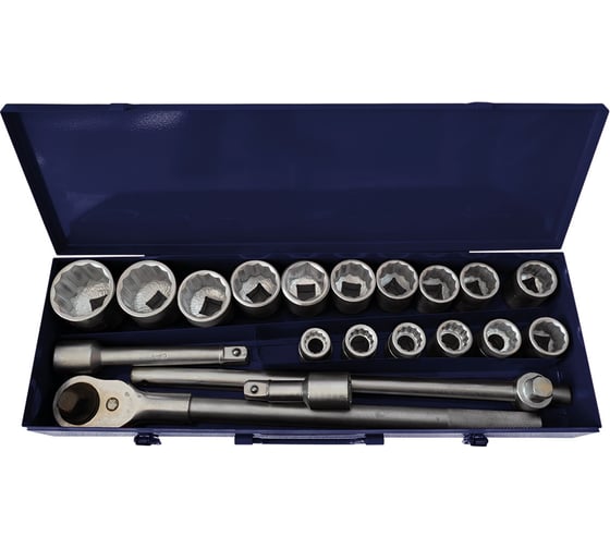 Изображение товара Набор инструментов YATAFORCE 21 предметов 3/4, 12 граней YF-6212-9(64194)