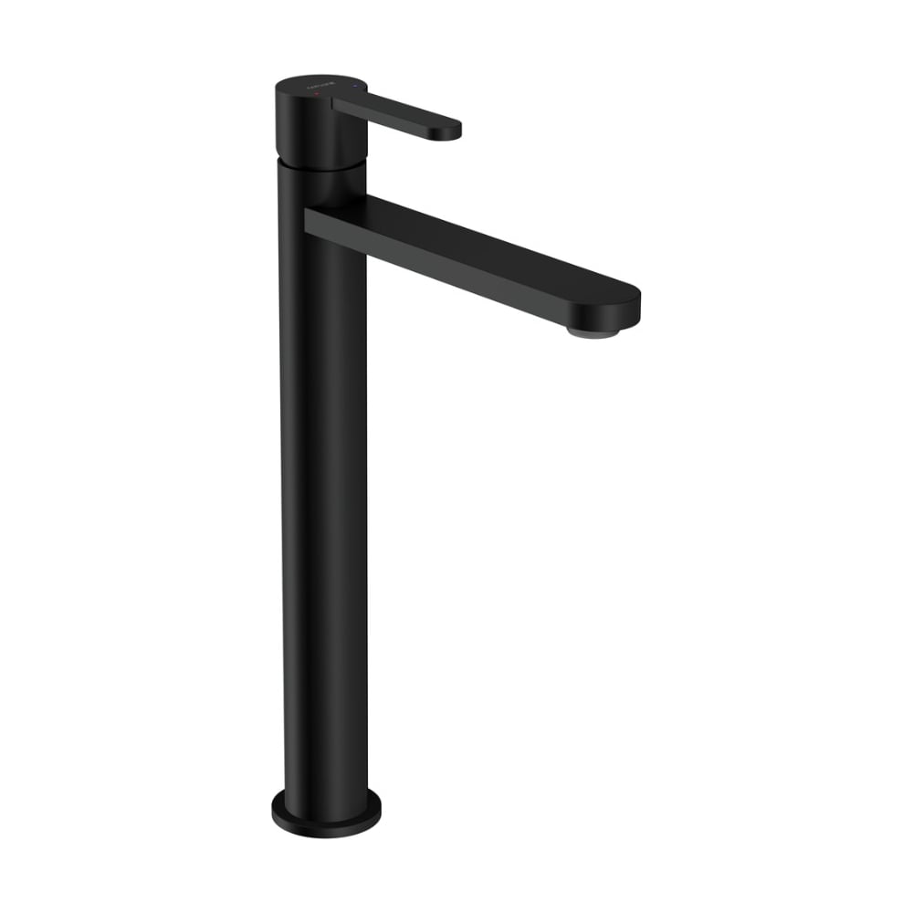 Изображение товара Смеситель для раковины высокий Cersanit OLIVA однорычажный черный 68966