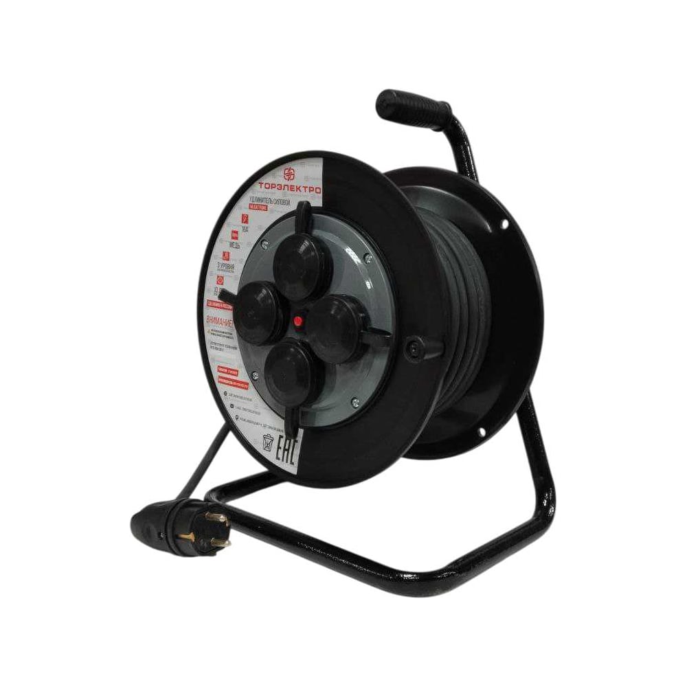 Изображение товара Удлинитель силовой ТОРЭЛЕКТРО КГ 4000 Вт 45 м IP44