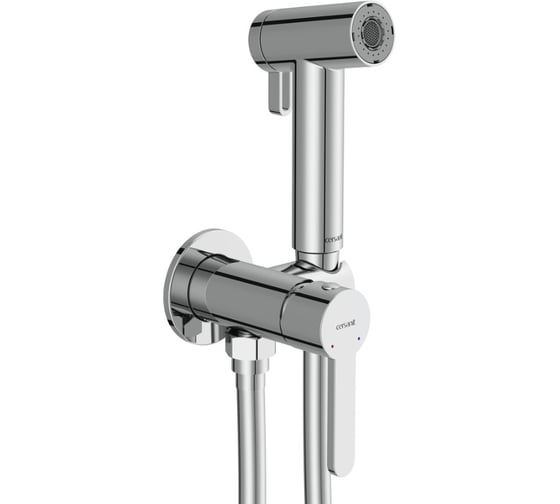 Изображение товара Смеситель с гигиеническим душем Cersanit OLIVA встраиваемый однорычажный хром 68987
