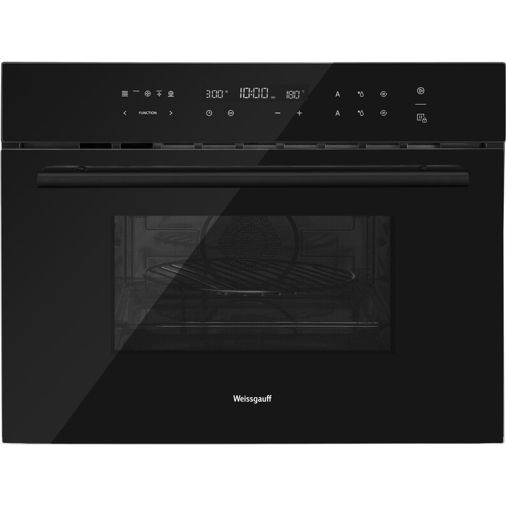 Изображение товара Духовой шкаф Weissgauff OE 446 Black Edition: СВЧ, конвекция, сенсорное управление