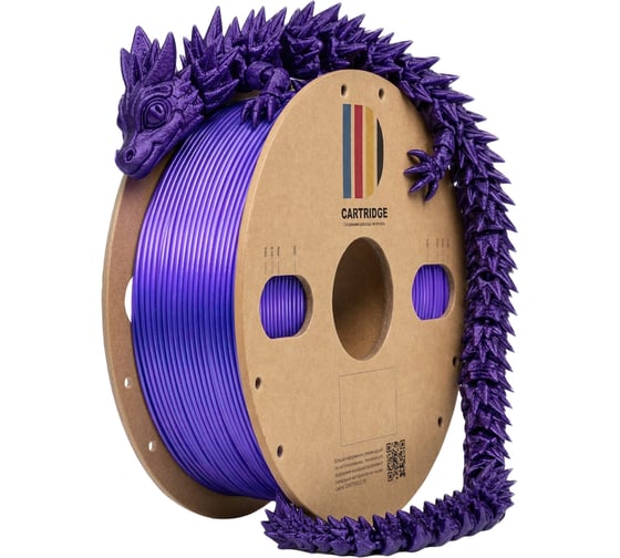 Изображение товара Пластик для 3D-принтера Solution print CartriDge PLA, хамелеон фиолетовый (Chameleon) 357795