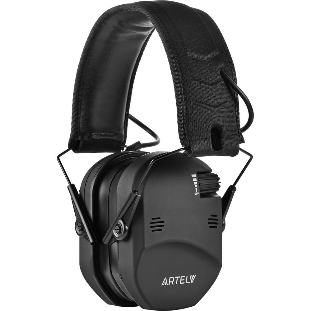 Изображение товара Профессиональные стрелковые наушники ARTELV КРЕЧЕТ II, гелевые амбушюры, черные AKRGG2