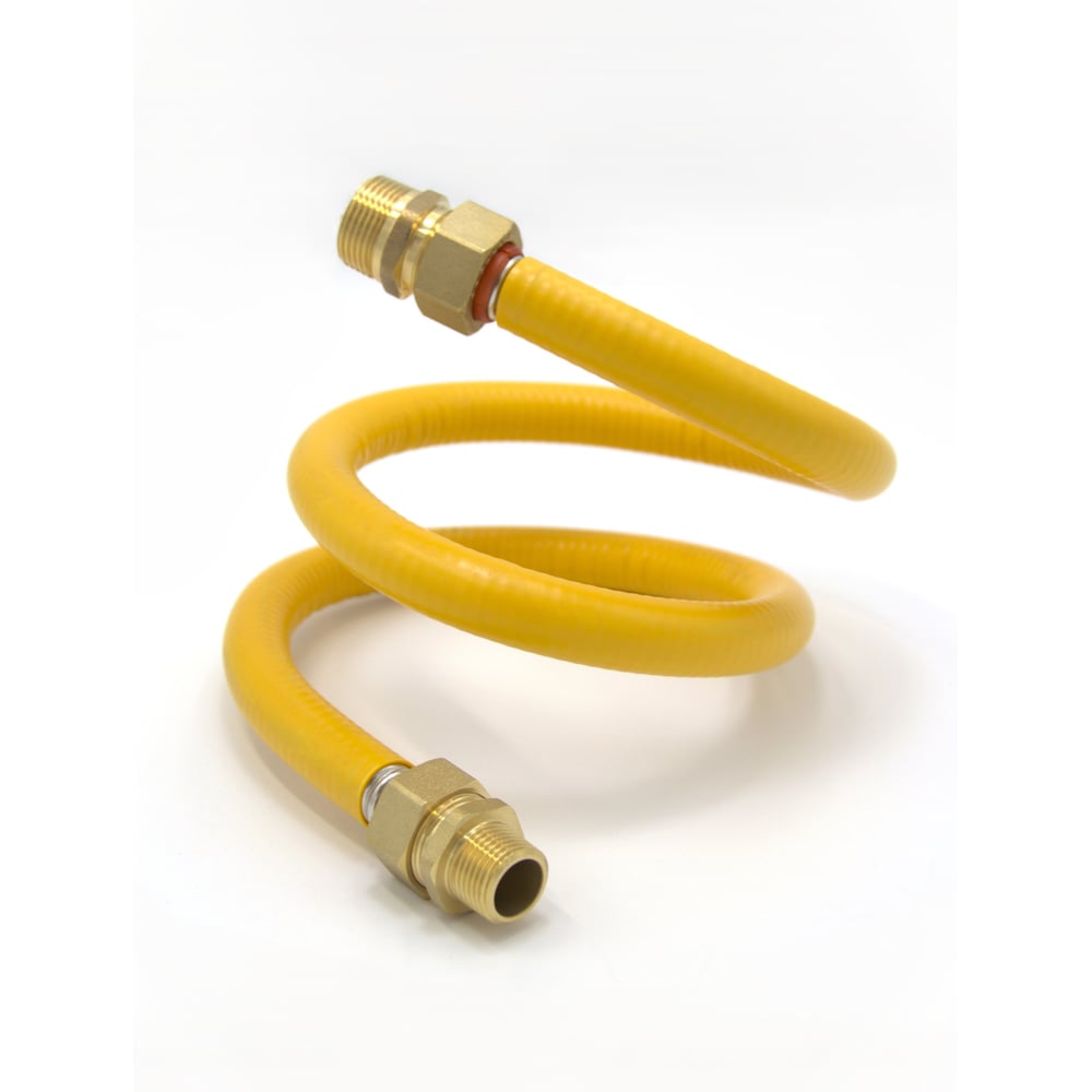 Изображение товара Подводка для газа Kofulso 1/2_3/4 дюйма с муфтами, 50 см (НР-НР) — KFG BCG/BCG15_3/4 — 500