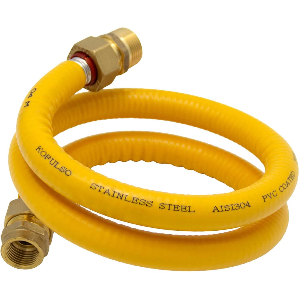 Изображение товара Подводка для газа Kofulso 1/2_3/4 дюйма с муфтами,100 см (ВР-НР) — KFG BICG/BCG15_3/4 — 1000