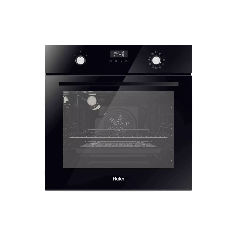 Изображение товара Электрический духовой шкаф Haier HOX-P11CGB - 76 л, 3100 Вт, черный