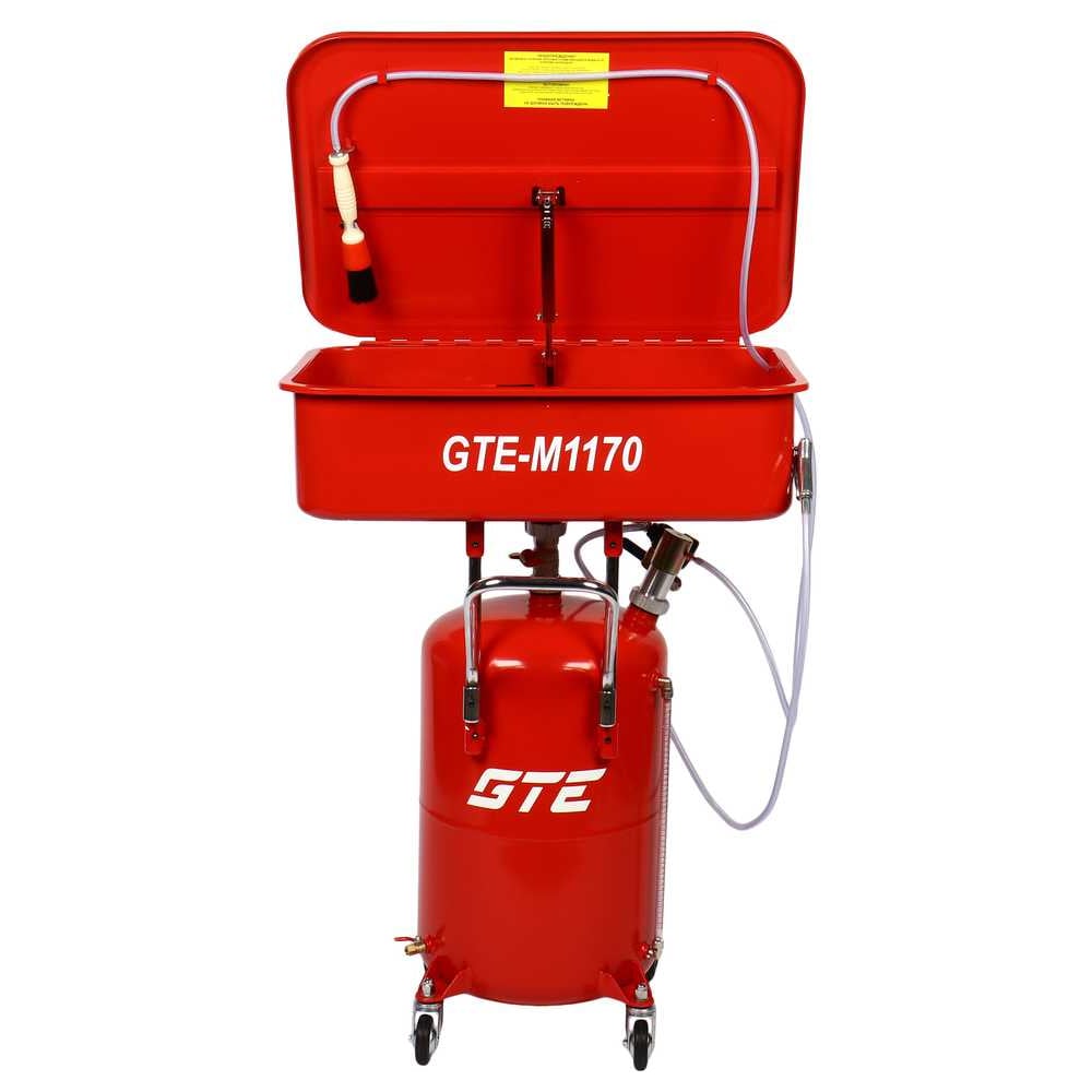 Изображение товара Установка для мойки деталей GTE M1170 Пневматическая, ванна 50 л, бак 65 л