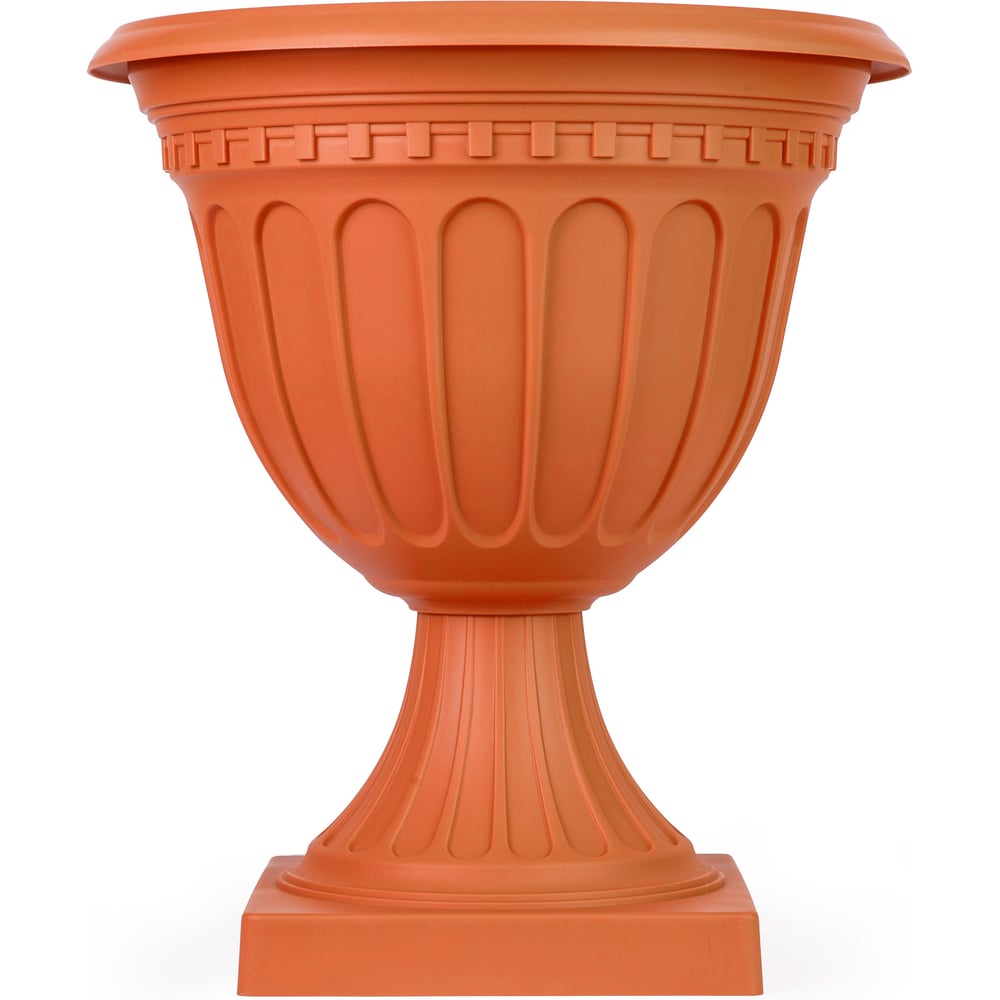 Изображение товара Вазон 12 л Альтернатива Олимпия на ножке коричневый