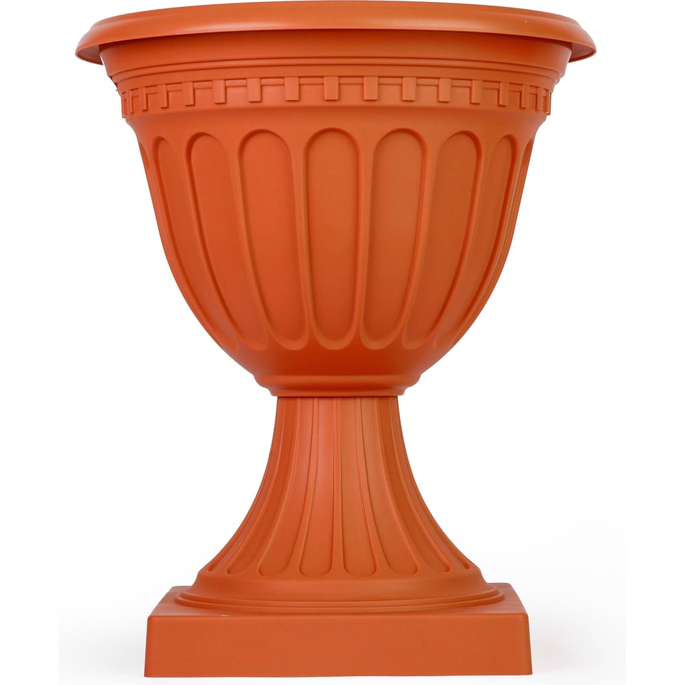 Изображение товара Вазон ЗПИ "Альтернатива" Олимпия 18л (на высокой ножке)(коричневый) М9071