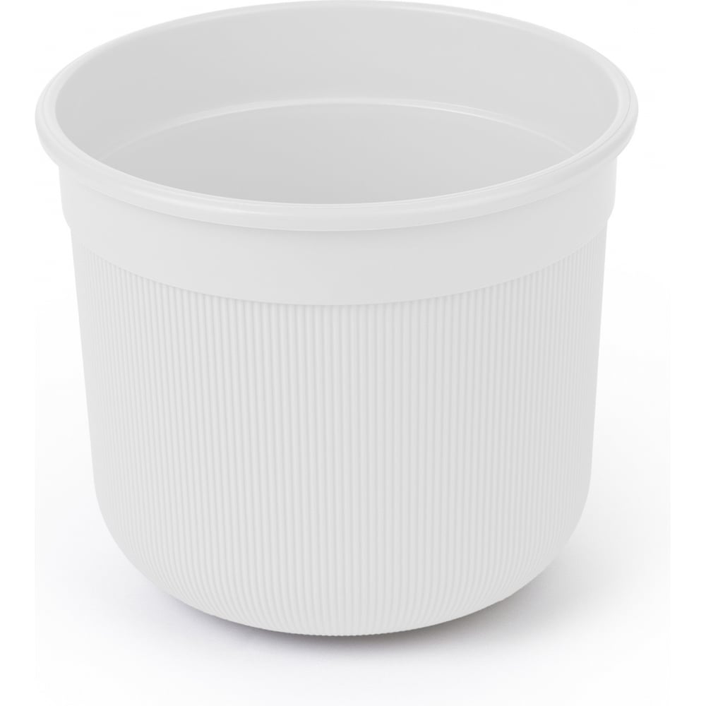 Изображение товара Горшок ЗПИ "Альтернатива" цвет Сканди 10л (с дренажной вставкой) (белый) М9171