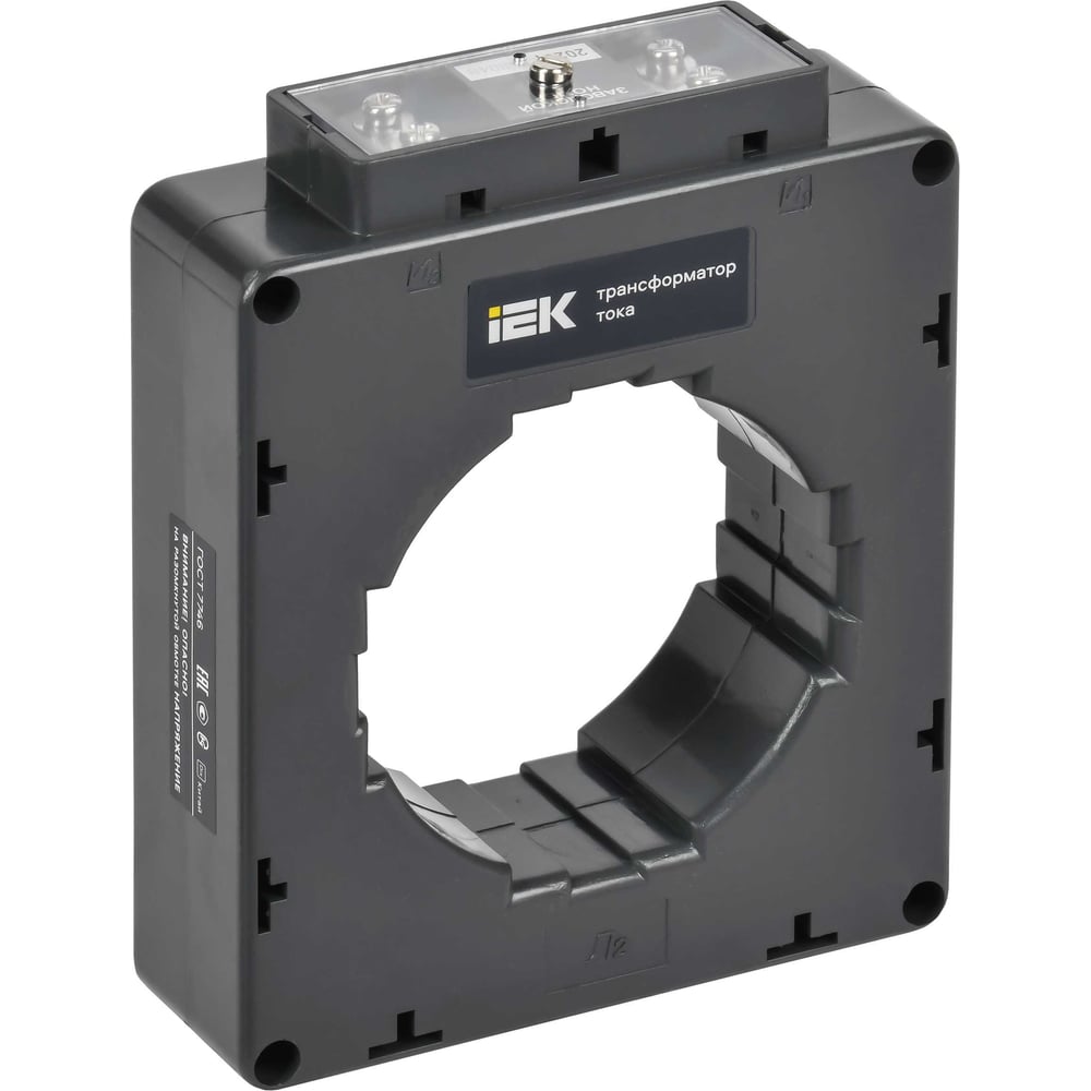 Изображение товара Трансформатор тока IEK ТТИ-85 800/5А 15ВА класс 0,5 МПИ08 ITT50-2-15-0800-08