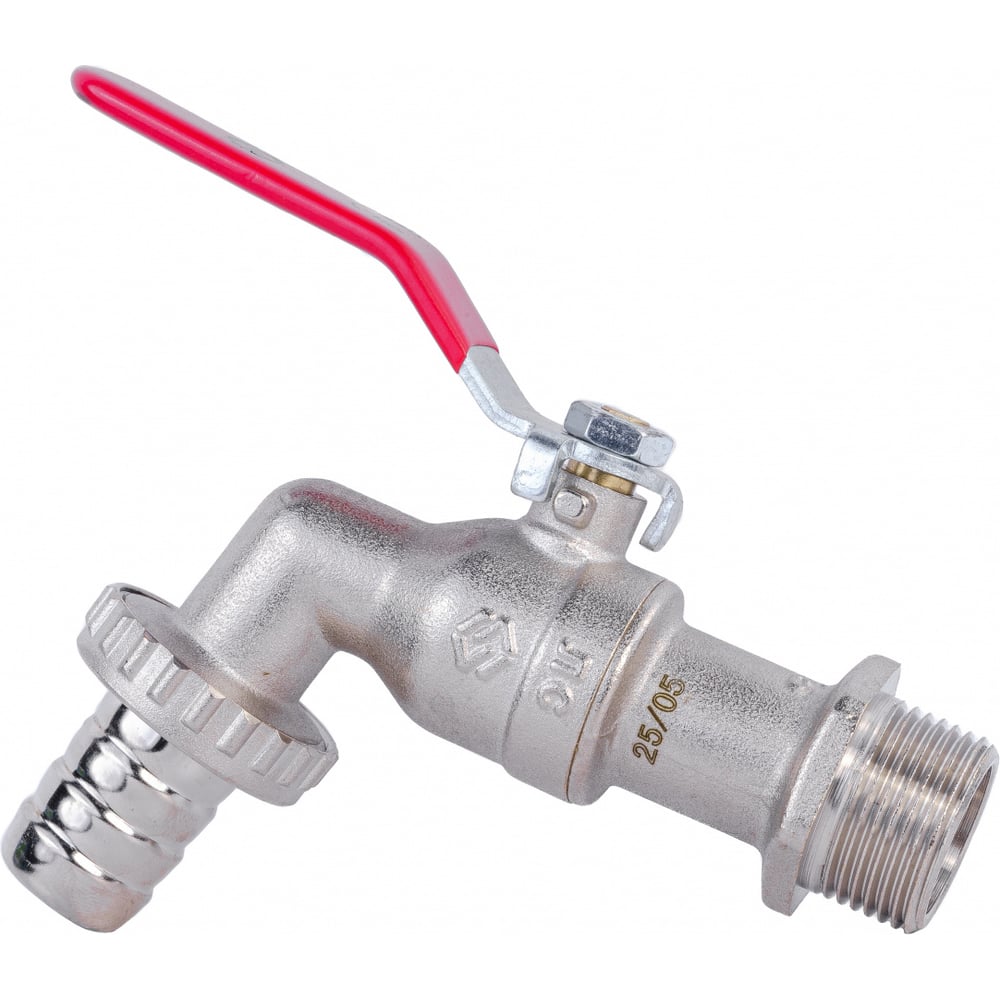 Изображение товара Кран шаровой MVI ГОСТ водоразборный, 3/4 нар.-штуцер, рычажная рукоятка BV.833.05