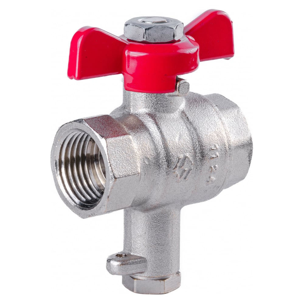 Изображение товара Кран шаровый MVI ГОСТ BV.849.04 для термодатчика 1/2" с бабочкой