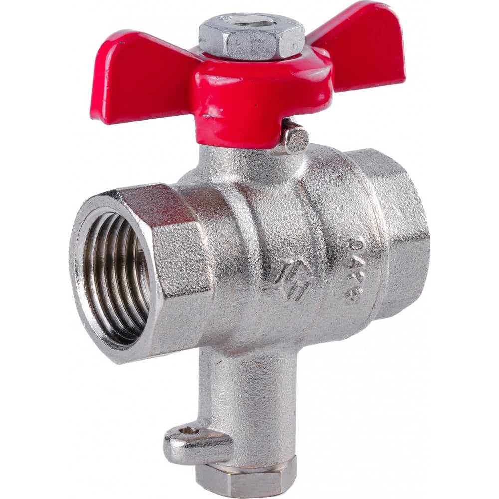 Изображение товара Кран шаровой MVI BV.848.04 для термодатчика, 1/2, бабочка, латунь