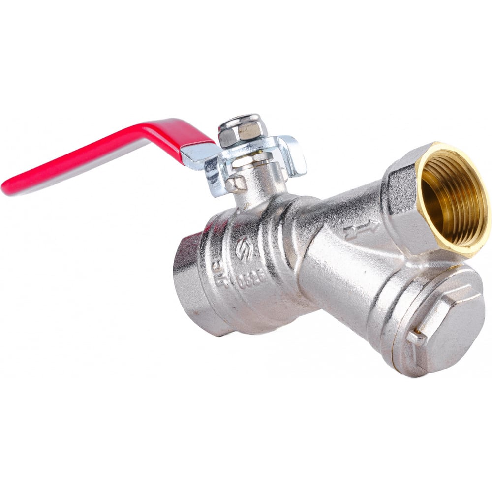 Изображение товара Кран шаровой BV.831.05 MVI монтажный 3/4 дюйма с фильтром