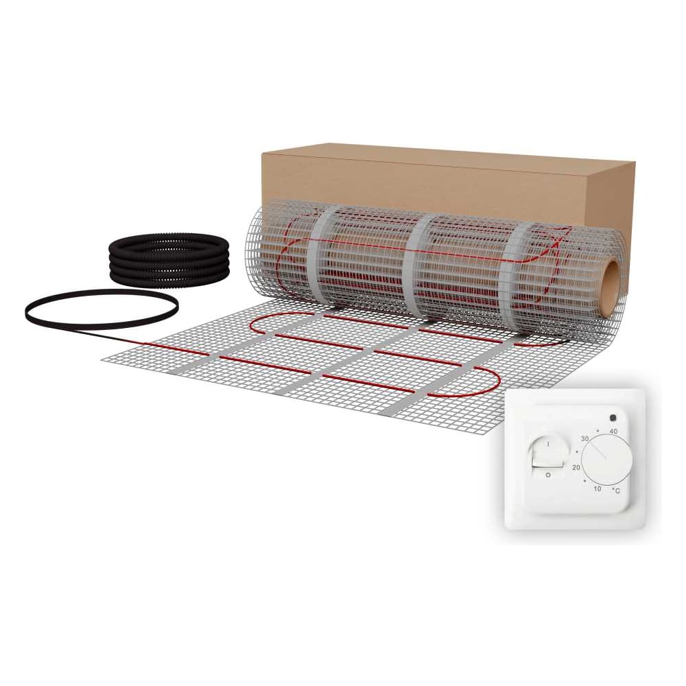 Комплект Теплый пол Мат СТН КМ Light - 1800-12,0 - М20W - Белые ККМL180012М20W