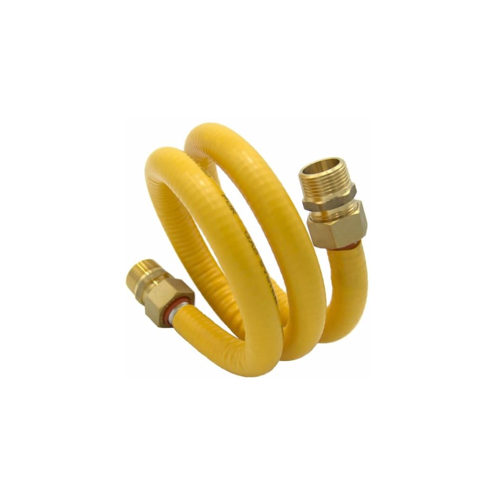 Изображение товара Подводка для газа Kofulso 1/2_3/4 дюйма с муфтами 100 см НР-НР