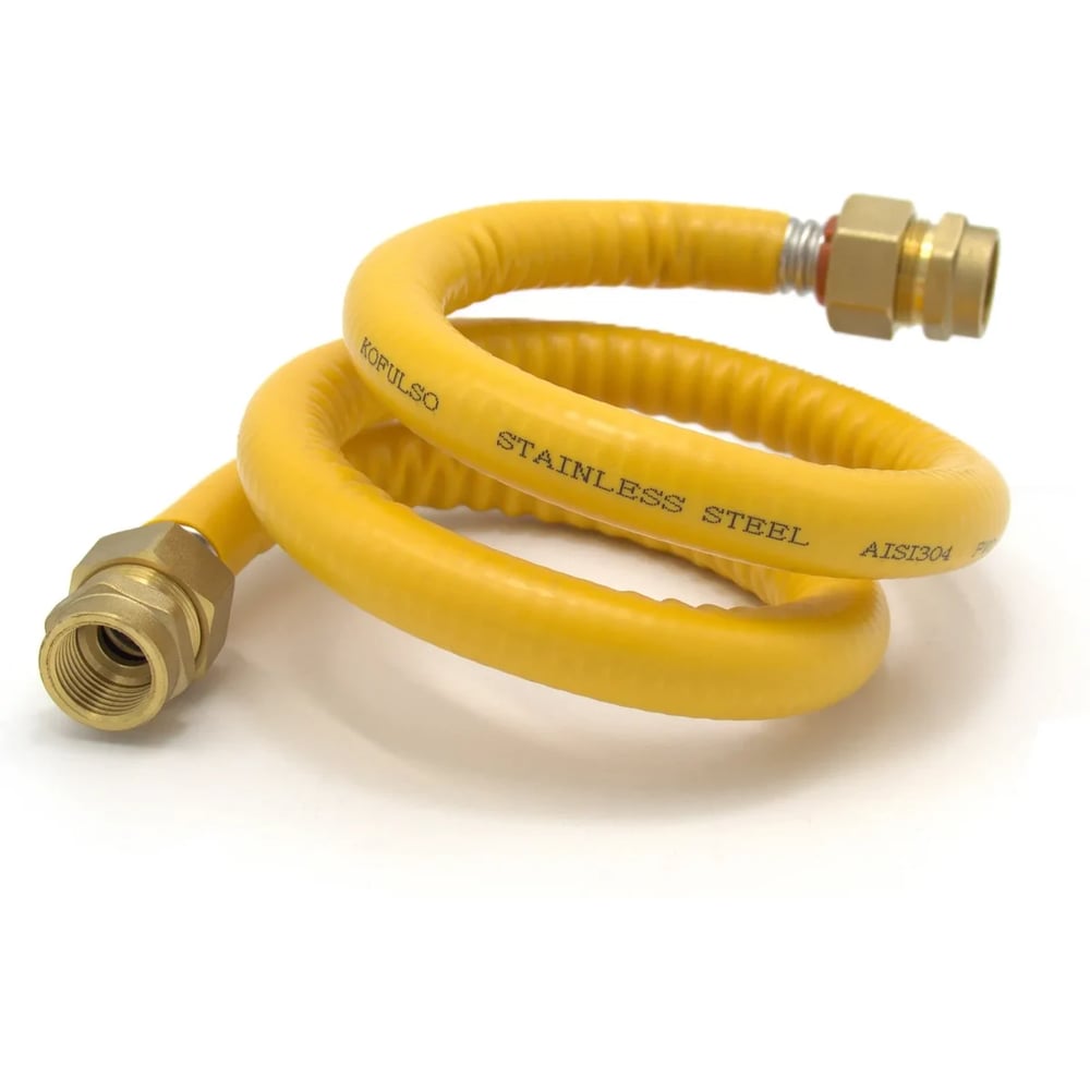 Изображение товара Соединение газовое Kofulso KFG BICG/BICG15_3/4 - 2 м, 1/2-3/4 дюйма, нержавеющая сталь