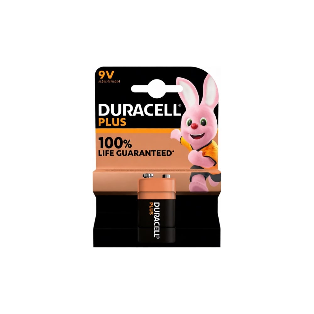 Изображение товара Батарейка Duracell PLUS 9V BL1 RPL00665 Изображение товара Батарейка Duracell PLUS 9V BL1 RPL00665