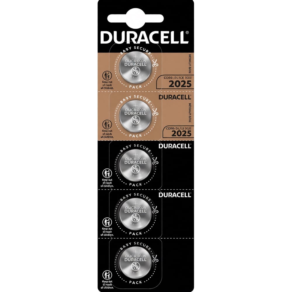Изображение товара Батарейка Duracell Lithium CR2025 BL5 литиевая RPL00581