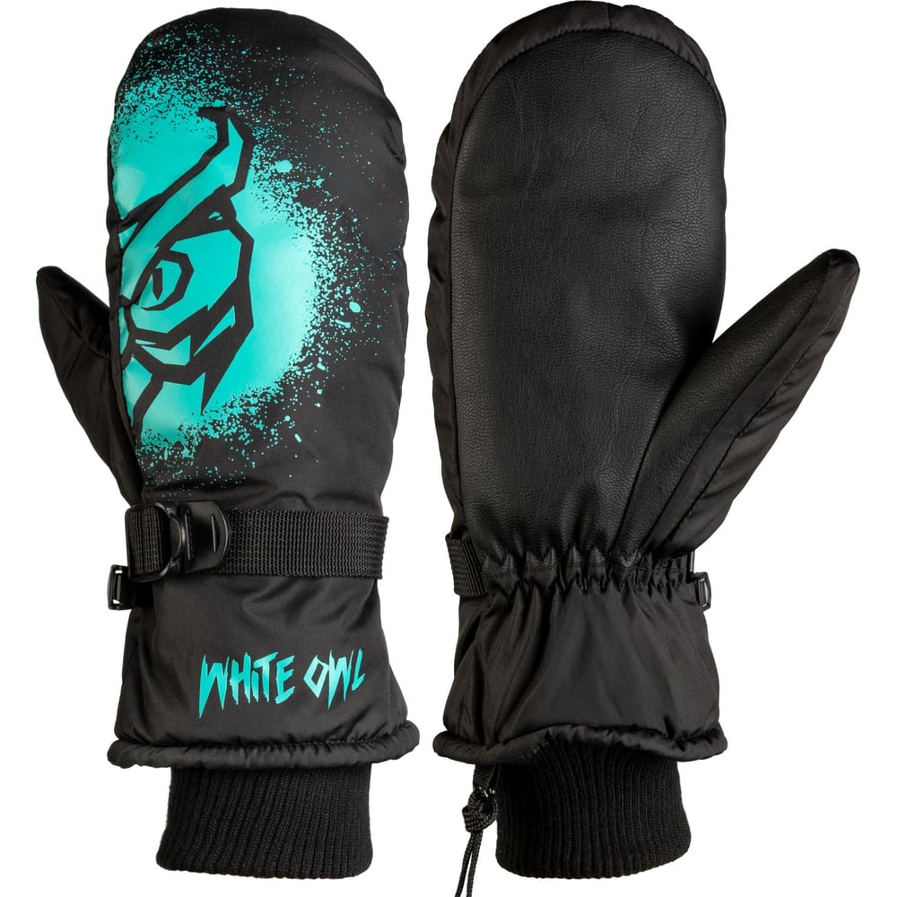Изображение товара Варежки зимние White Owl Pro mitt MNS, размер M, черный с бирюзовым W113438 Изображение товара Варежки зимние White Owl Pro mitt MNS, размер M, черный с бирюзовым W113438