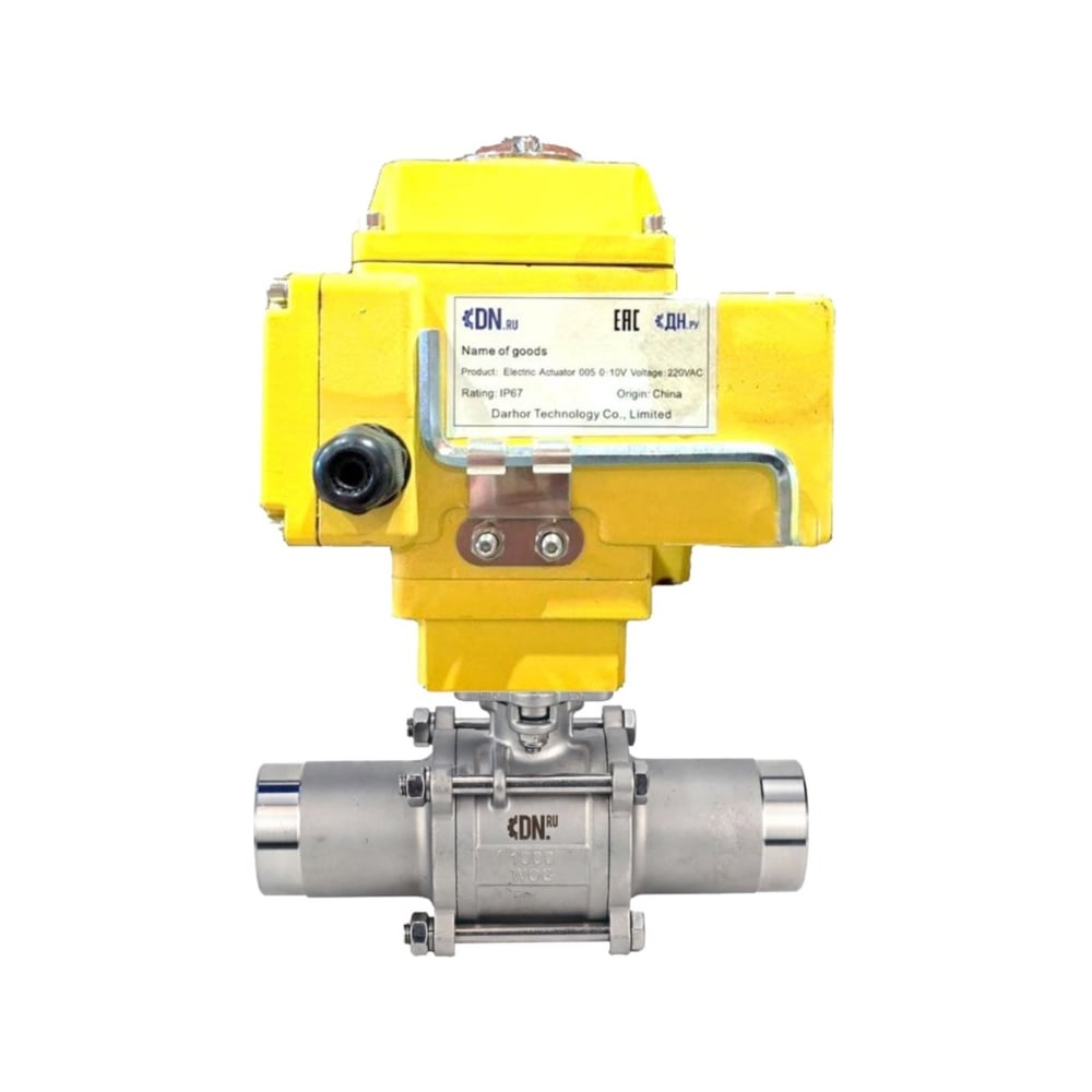 Изображение товара Кран шаровой DN15-304-PTFE-W-ISO-H LONG