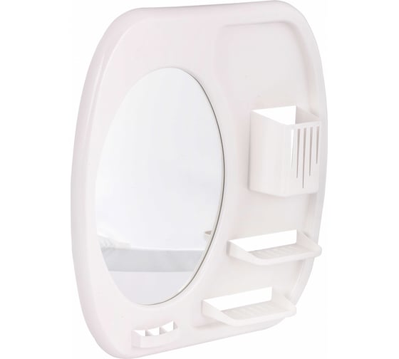 Изображение товара Полка для ванной ЗПИ "Альтернатива" Аква (белый) М7731