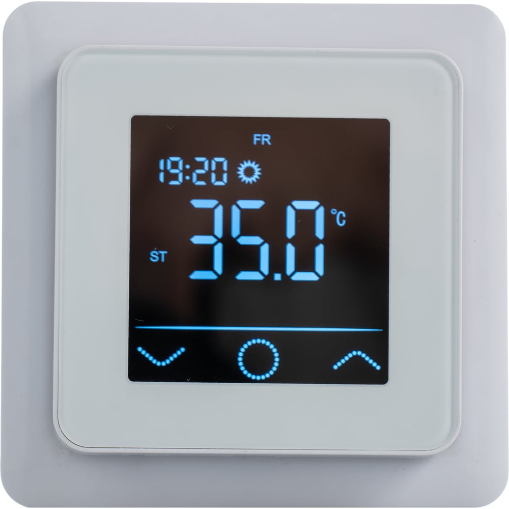 Терморегулятор Warmcoin W600i MIRROR WHITE (Zigbee) W_600_Zig_MirWh_