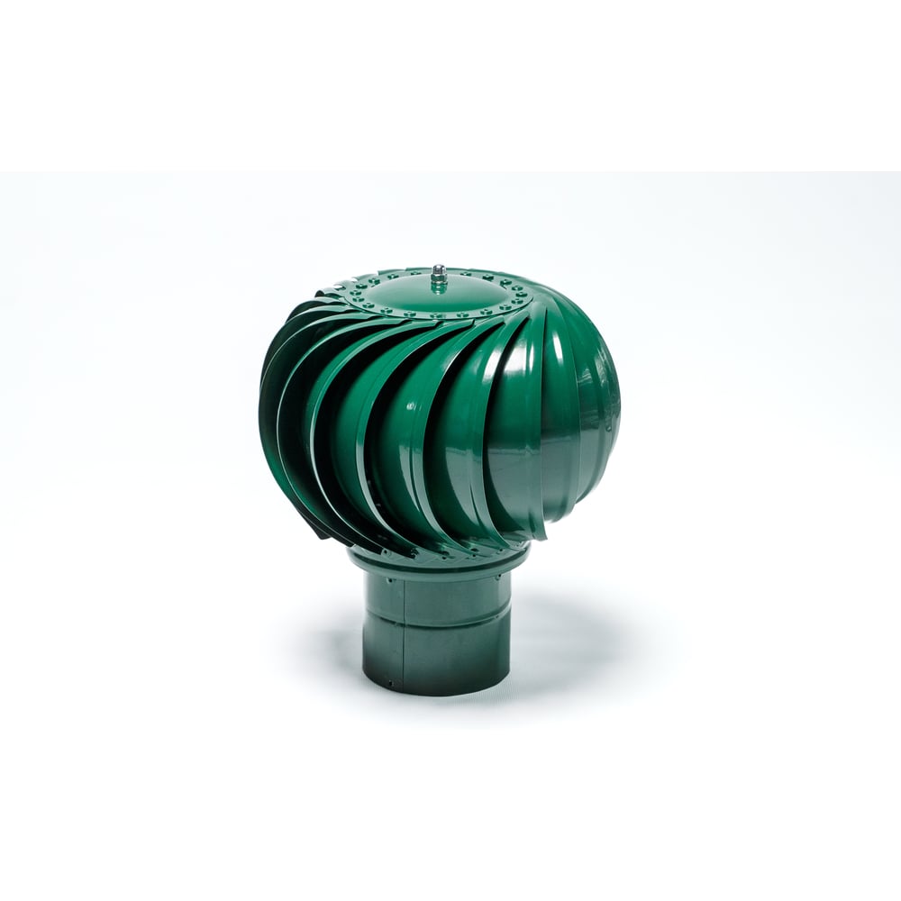 Изображение товара Турбодефлектор ТД-125, оцинкованный металл, RAL 6005 (брендированная упаковка) ТД-125-6005