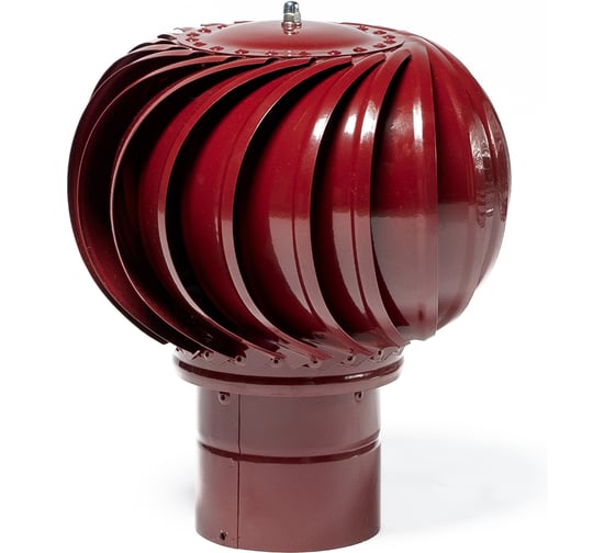 Изображение товара Турбодефлектор ТД-100, оцинкованный металл, RAL 3005 (брендированная упаковка) ТД-100-3005