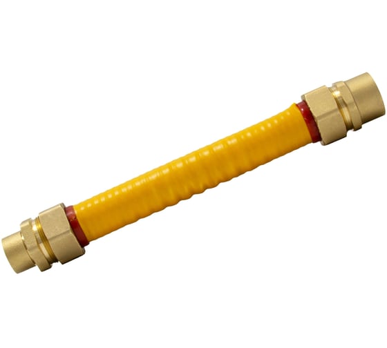 Изображение товара Подводка для газа Kofulso 3/4×1/2 дюйма с муфтами, 50 см (ВР-ВР) KFG BICG/BICG20_1/2 500